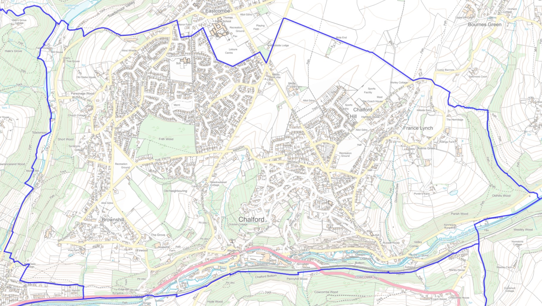 Chalford Map